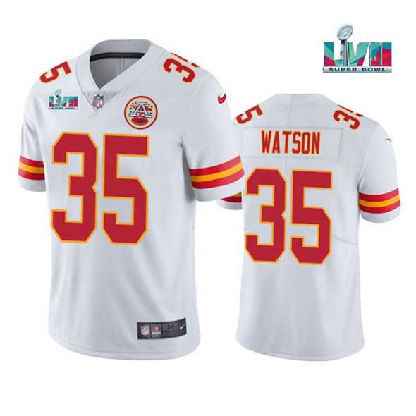 Men & Women & Youth Kansas City Chiefs #35 Jaylen Watson White Super Bowl LVII Patch Vapor Untouchable Limited Stitched Jersey,We sell and wholesale Men & Women & Youth Kansas City Chiefs #35 Jaylen Watson White Super Bowl LVII Patch Vapor Untouchable Limited Stitched Jersey on line form chian!